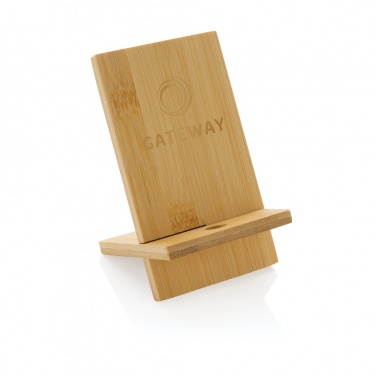 Logotrade promotional gift picture of: Bamboo phone stand in kraft box