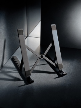 Logo trade corporate gift photo of: Terra RCS recycled aluminium universal laptop/tablet stand