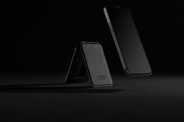 Logotrade promotional items photo of: Magstand RCS recycled PU magnetic phone wallet with stand