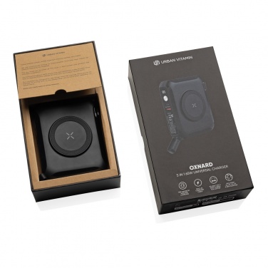 Logo trade promotional giveaways picture of: Urban Vitamin Oxnard 5 in 1 65W universal charger