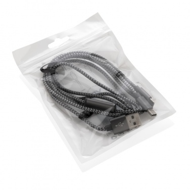 Logotrade promotional giveaway image of: 3-in-1 braided cable
