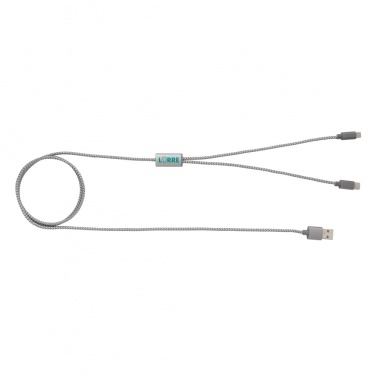 Logotrade promotional giveaway picture of: 3-in-1 braided cable