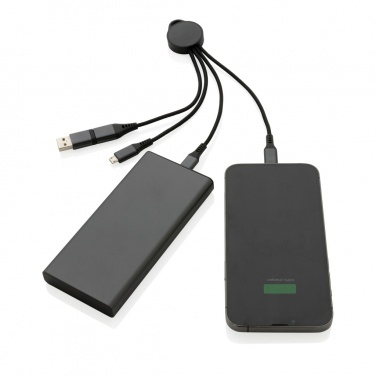 Logotrade advertising products photo of: Terra RCS recycled aluminium 6-in-1 charging cable