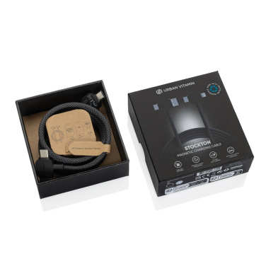 Logo trade promotional product photo of: Urban Vitamin Stockton 65W RCS RTPE/RPET magnetic cable