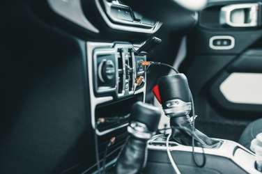 Logo trade corporate gifts image of: Ohio RCS certified recycled plastic 6-in-1 cable