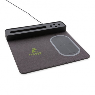 Logo trade advertising product photo of: Air mousepad with 5W wireless charging and USB