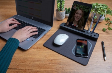 Logotrade advertising product image of: Air mousepad with 5W wireless charging and USB