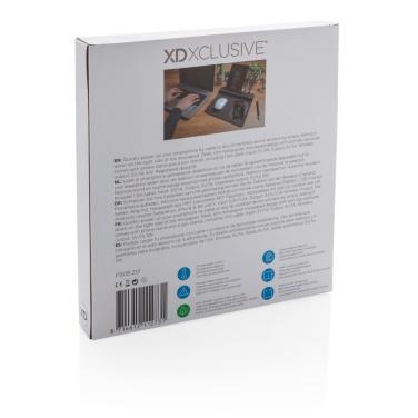 Logo trade business gift photo of: Air mousepad with 5W wireless charging and USB