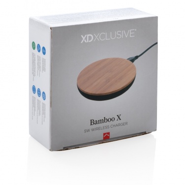Logotrade advertising product image of: Bamboo X 5W wireless charger