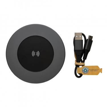 Logotrade promotional gift picture of: Terra RCS recycled aluminium 10W wireless charger