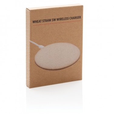 Logotrade promotional giveaway image of: 5W Wheat straw wireless charger