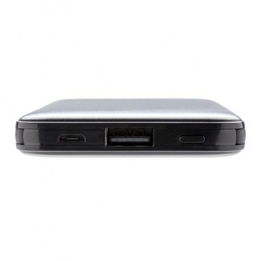 Logo trade promotional items picture of: 5.000 mAh Pocket Powerbank with integrated cables
