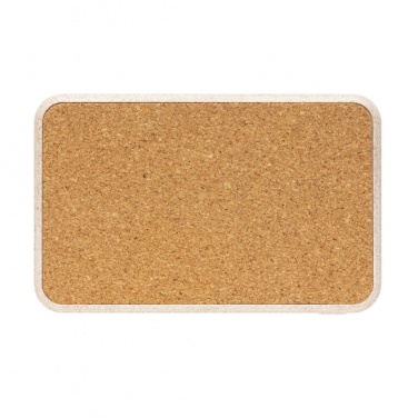 Logotrade promotional merchandise image of: Cork and Wheat 5.000 mAh pocket powerbank