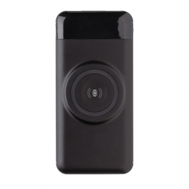 Logo trade promotional giveaways picture of: 10.000 mah wireless powerbank with watch charger