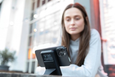 Logo trade corporate gifts image of: Urban Vitamin Sonoma RCS rplastic 10.000mah powerbank