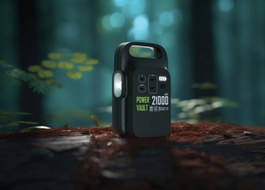 Logotrade promotional product picture of: Power Vault RCS rplastic 21000 mAh portable power station