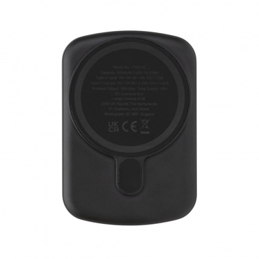 Logotrade promotional items photo of: MagBoost RCS recycled plastic 5000 mah magnetic powerbank