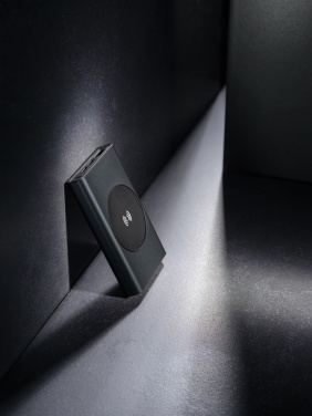 Logotrade promotional items photo of: Terra RCS recycled aluminium 5000 mAh powerbank 5W wireless