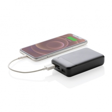 Logo trade promotional merchandise image of: RCS standard recycled plastic 10.000 mAh powerbank