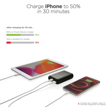 Logotrade promotional product picture of: Urban Vitamin Alameda 10.000 mAh 18W PD powerbank