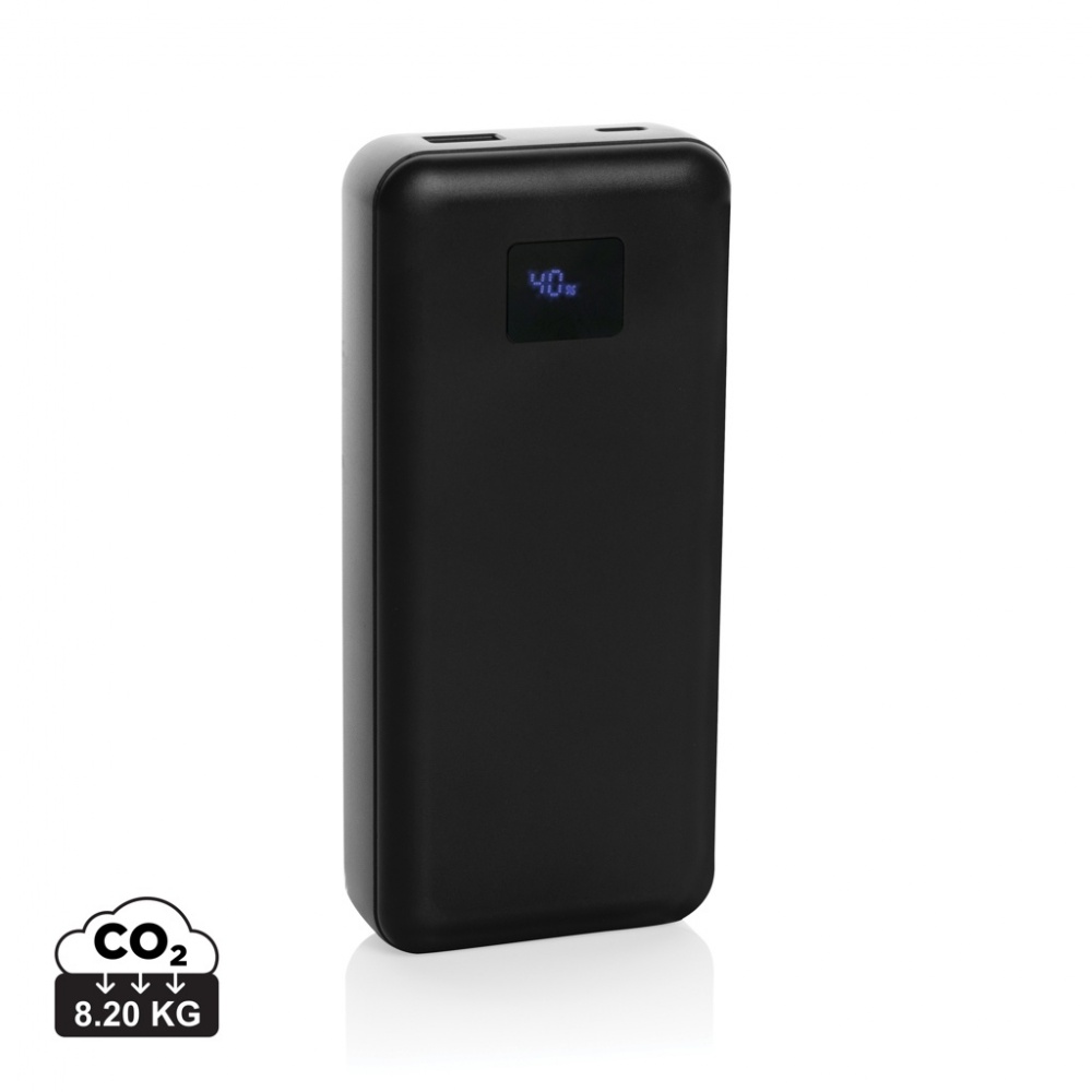 Logo trade promotional giveaways picture of: Gridley RCS rplastic 20000 65W laptop powerbank