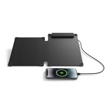 Logo trade corporate gifts image of: Solarpulse rplastic portable Solar panel 10W