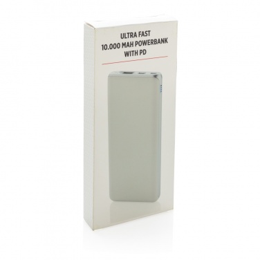 Logotrade corporate gift picture of: Ultra fast 10.000 mAh powerbank with PD