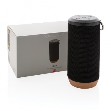 Logo trade promotional gifts picture of: Baia 10W wireless speaker, cork