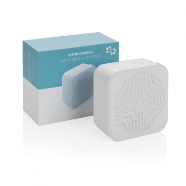 Logo trade corporate gifts picture of: 3W antimicrobial wireless speaker