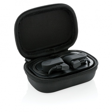 Logo trade promotional merchandise photo of: TWS sport earbuds in charging case