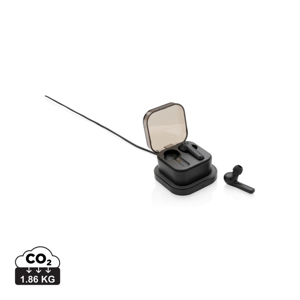 Logo trade promotional product photo of: TWS earbuds in wireless charging case