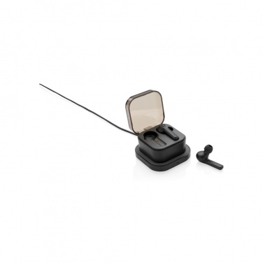 Logotrade advertising product image of: TWS earbuds in wireless charging case