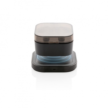 Logotrade advertising product image of: TWS earbuds in wireless charging case