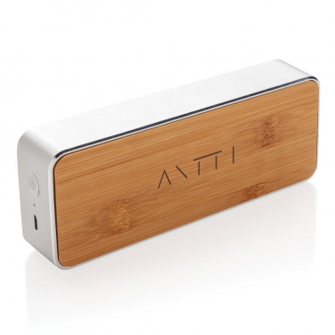 Logotrade promotional merchandise picture of: Nevada Bamboo 3W wireless speaker