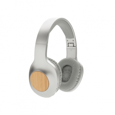 Logotrade promotional giveaway image of: Dakota Bamboo wireless headphone