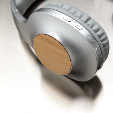 Logotrade business gifts photo of: Dakota Bamboo wireless headphone