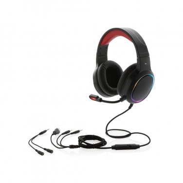 Logo trade promotional merchandise photo of: RGB gaming headset