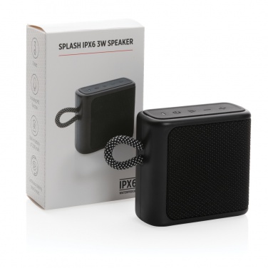 Logo trade promotional products picture of: Splash IPX6 3W speaker