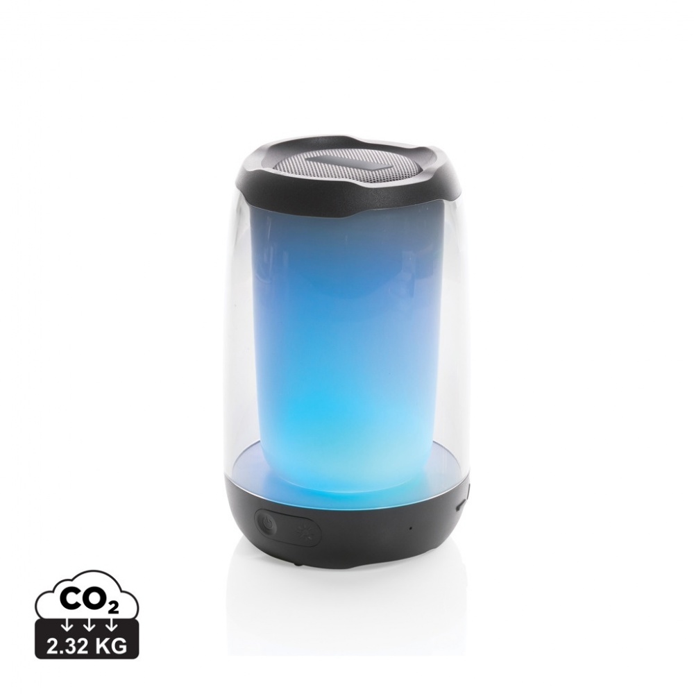 Logotrade promotional giveaway image of: RCS recycled plastic Lightboom 5W speaker