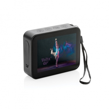 Logo trade promotional items image of: Urban Vitamin Vallejo RCS rplastic 3W speaker IPX 7