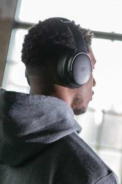 Logo trade promotional merchandise image of: Urban Vitamin Palo Alto RCS rplastic headphone