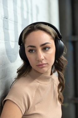 Logotrade promotional giveaway picture of: Urban Vitamin Cupertino RCS rplastic ANC headphone