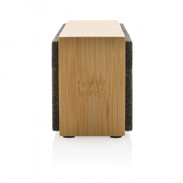 Logo trade business gift photo of: Wynn 10W bamboo wireless speaker