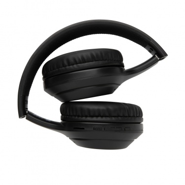 Logo trade promotional gifts image of: RCS standard recycled plastic headphone