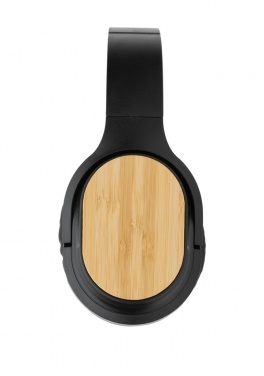 Logotrade business gifts photo of: RCS and bamboo Elite Foldable wireless headphone