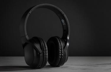 Logo trade promotional product photo of: RCS recycled plastic Elite Foldable wireless headphone