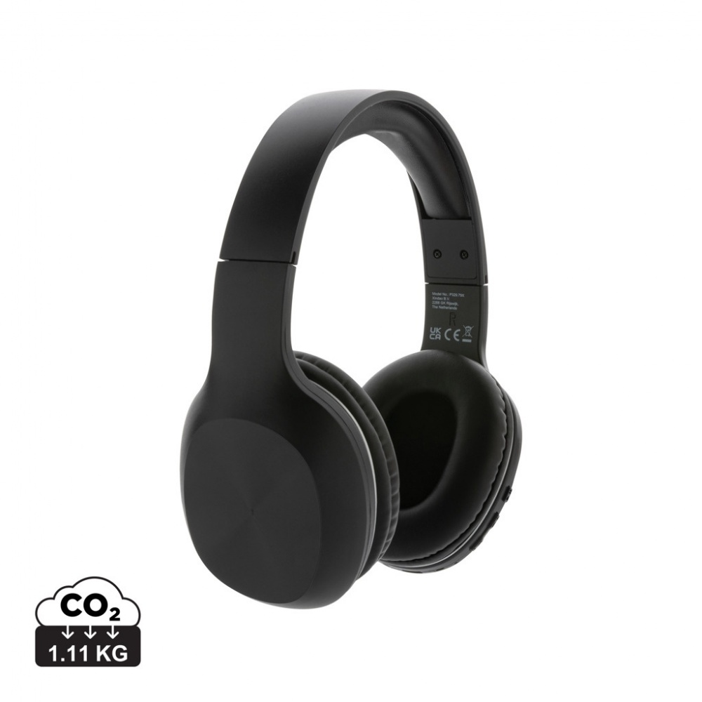 Logo trade corporate gift photo of: RCS recycled plastic JAM wireless headphone