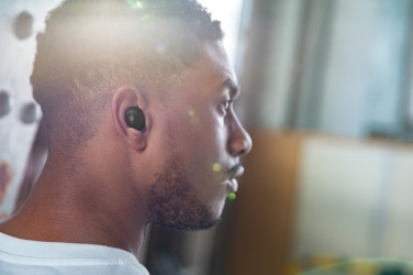 Logo trade promotional items image of: Urban Vitamin Palm Springs RCS rplastic ENC earbuds