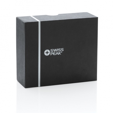 Logo trade promotional item photo of: RCS recycled plastic Swiss Peak TWS earbuds 2.0