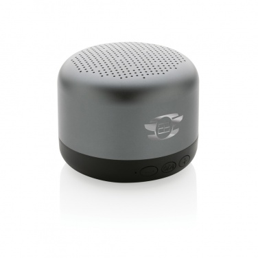 Logo trade promotional giveaways image of: Terra RCS recycled aluminium 5W wireless speaker